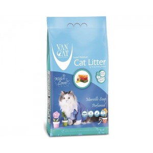 αμμος μπετονιτη για γατες - VAN CAT MARSEILLE SOAP CLUMPING 5kg Μπετονίτης
