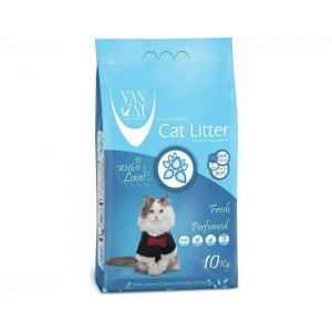 αμμος μπετονιτη για γατες - VAN CAT FRESH CLUMPING 10kg Μπετονίτης