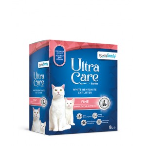 αμμος μπετονιτη για γατες - Bentysandy Ultra care fine 8lt 